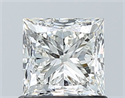 Natural Diamond 1.00 Carats, Princess with  Cut, I Color, VS1 Clarity and Certified by GIA