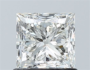 Picture of Natural Diamond 1.00 Carats, Princess with  Cut, I Color, VS1 Clarity and Certified by GIA