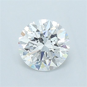 Picture of Lab Grown Diamond 1.00 Carats, Round with Excellent Cut, D Color, VVS2 Clarity and Certified by IGI