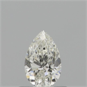 Diamante Natural 0.50 quilates, De pera , Color I, claridad IF y certificado GIA