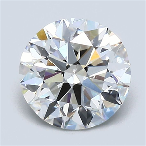 Foto Diamante Natural 1.74 quilates, Redondo , Color H, claridad VS2 y certificado GIA de