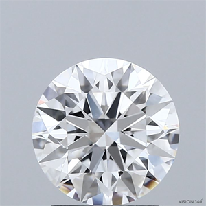 Picture of Lab Grown Diamond 2.01 Carats, Round with Ideal Cut, D Color, VVS2 Clarity and Certified by IGI