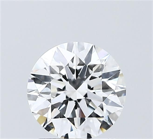 Picture of Lab Grown Diamond 1.52 Carats, Round with Excellent Cut, E Color, VVS2 Clarity and Certified by IGI