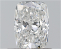 Natural Diamond 0.55 Carats, Cushion with  Cut, F Color, VVS2 Clarity and Certified by GIA