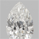 Natural Diamond 0.23 Carats, Pear with  Cut, E Color, SI1 Clarity and Certified by IGI