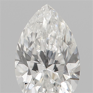 Picture of Natural Diamond 0.23 Carats, Pear with  Cut, E Color, SI1 Clarity and Certified by IGI