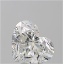 Natural Diamond 5.03 Carats, Heart with  Cut, H Color, SI1 Clarity and Certified by GIA