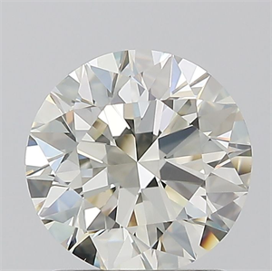 Picture of Natural Diamond 1.30 Carats, Round with Excellent Cut, K Color, VS2 Clarity and Certified by GIA