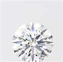 Lab Grown Diamond 1.09 Carats, Round with Ideal Cut, D Color, VS2 Clarity and Certified by IGI