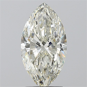 Picture of Natural Diamond 2.01 Carats, Marquise with  Cut, I Color, SI2 Clarity and Certified by IGI