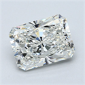 Diamante Natural 3.03 quilates, Radiante , Color H, claridad VS1 y certificado GIA