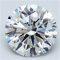 Diamante Natural 3.01 quilates, Redondo , Color F, claridad VS2 y certificado GIA