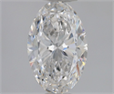 Diamante Natural 1.01 quilates, Ovalado , Color E, claridad SI1 y certificado GIA