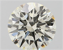 Diamante Natural 0.72 quilates, Redondo , Color K, claridad VVS2 y certificado IGI