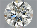 Natural Diamond 0.72 Carats, Round with Excellent Cut, K Color, VVS1 Clarity and Certified by GIA