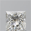 Natural Diamond 0.80 Carats, Princess with  Cut, I Color, VS2 Clarity and Certified by GIA