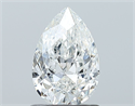 Natural Diamond 0.90 Carats, Pear with  Cut, G Color, SI2 Clarity and Certified by GIA