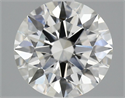 Lab Grown Diamond 2.01 Carats, Round with Ideal Cut, E Color, VS1 Clarity and Certified by IGI