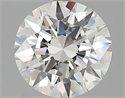 Natural Diamond 3.03 Carats, Round with Excellent Cut, H Color, VS2 Clarity and Certified by GIA