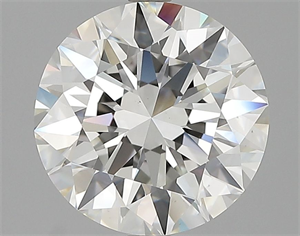 Picture of Natural Diamond 3.03 Carats, Round with Excellent Cut, H Color, VS2 Clarity and Certified by GIA