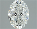 Diamante Natural 1.36 quilates, Ovalado , Color H, claridad SI1 y certificado GIA