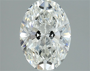 Picture of Natural Diamond 1.36 Carats, Oval with  Cut, H Color, SI1 Clarity and Certified by GIA