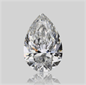 Diamante Natural 0.75 quilates, De pera , Color F, claridad VVS2 y certificado GIA