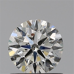 Picture of Natural Diamond 0.70 Carats, Round with Excellent Cut, I Color, SI2 Clarity and Certified by GIA
