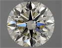 Natural Diamond 1.05 Carats, Round with Excellent Cut, I Color, VS2 Clarity and Certified by IGI