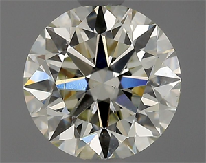 Picture of Natural Diamond 1.05 Carats, Round with Excellent Cut, I Color, VS2 Clarity and Certified by IGI