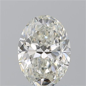 Picture of Natural Diamond 0.90 Carats, Oval with  Cut, J Color, SI1 Clarity and Certified by GIA