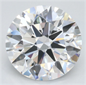 Lab Grown Diamond 3.51 Carats, Round with Ideal Cut, D Color, IF Clarity and Certified by IGI