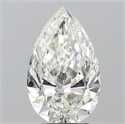 Natural Diamond 3.51 Carats, Pear with  Cut, H Color, SI1 Clarity and Certified by GIA