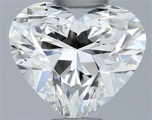 Picture of Natural Diamond 0.60 Carats, Heart with  Cut, H Color, SI1 Clarity and Certified by GIA