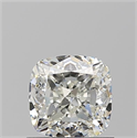 Natural Diamond 1.02 Carats, Cushion with  Cut, J Color, VS2 Clarity and Certified by GIA