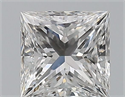 Natural Diamond 0.40 Carats, Princess with  Cut, D Color, VS1 Clarity and Certified by GIA