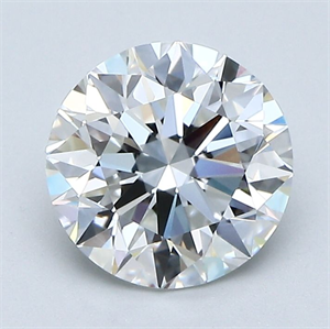 Picture of Natural Diamond 1.85 Carats, Round with Excellent Cut, F Color, VVS2 Clarity and Certified by GIA