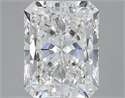 Natural Diamond 3.02 Carats, Radiant with  Cut, G Color, SI1 Clarity and Certified by GIA