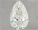 Diamante Natural 0.90 quilates, De pera , Color J, claridad SI1 y certificado GIA