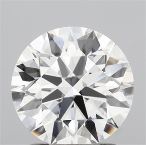 Picture of Lab Grown Diamond 1.54 Carats, Round with Ideal Cut, E Color, VS2 Clarity and Certified by IGI