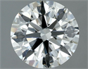 Natural Diamond 1.00 Carats, Round with Excellent Cut, L Color, VS1 Clarity and Certified by GIA