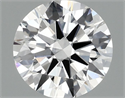Lab Grown Diamond 1.39 Carats, Round with Ideal Cut, E Color, VS1 Clarity and Certified by IGI