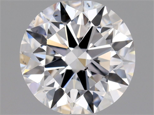 Picture of Natural Diamond 0.79 Carats, Round with Excellent Cut, D Color, VS2 Clarity and Certified by GIA