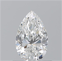 Natural Diamond 0.71 Carats, Pear with  Cut, F Color, VS2 Clarity and Certified by GIA