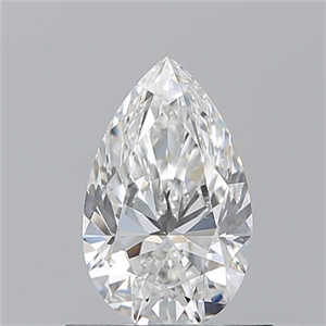 Picture of Natural Diamond 0.71 Carats, Pear with  Cut, F Color, VS2 Clarity and Certified by GIA