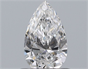 Natural Diamond 0.51 Carats, Pear with  Cut, E Color, VVS2 Clarity and Certified by GIA
