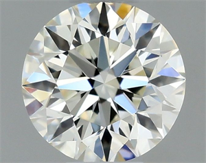 Foto Diamante Natural 0.40 quilates, Redondo , Color J, claridad IF y certificado GIA de