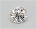 Natural Diamond 0.41 Carats, Round with Excellent Cut, J Color, SI2 Clarity and Certified by GIA
