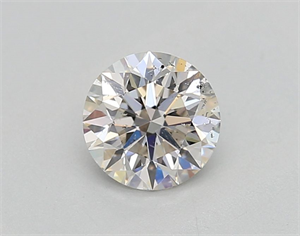 Picture of Natural Diamond 0.41 Carats, Round with Excellent Cut, J Color, SI2 Clarity and Certified by GIA