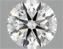 Del inventario de diamantes de laboratorio, 2.54 quilates, Redondo , Color F, claridad VVS2 y certificado IGI